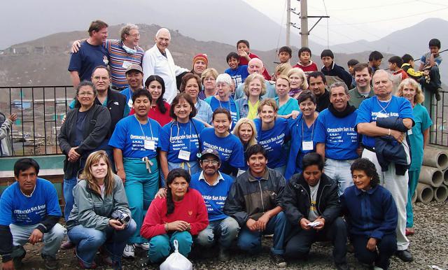 Mission volunteers with OSA in 2004