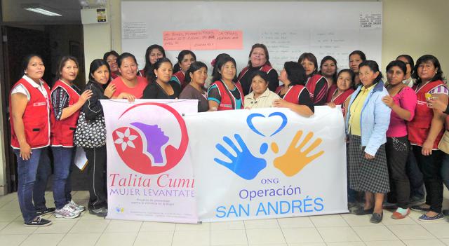 OSA's Talita Cumi program members in Collique, Peru