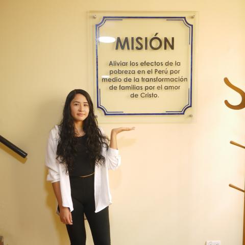 Kristin with mission statement
